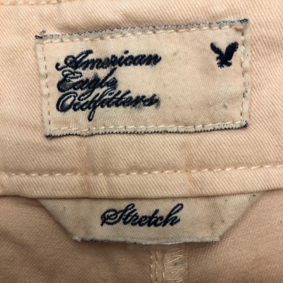 American Eagle Pastel Pink Medium Rise Wide Leg Casual Shorts. Size 10 - Picture 3 of 14